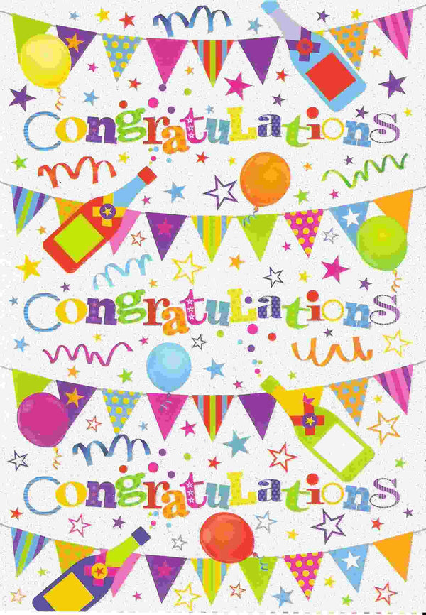 Congratulation Card Balloons