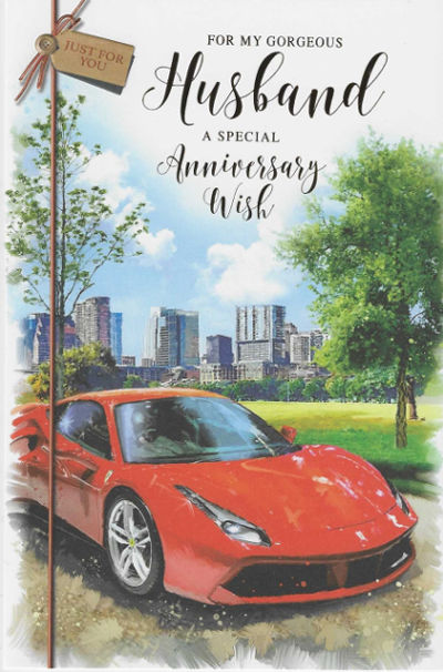 Anniversary Card - Large For My Gorgeous Husband