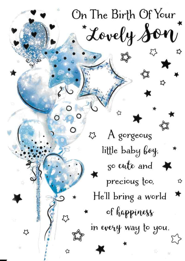 Birth Of Your Lovely Son Card