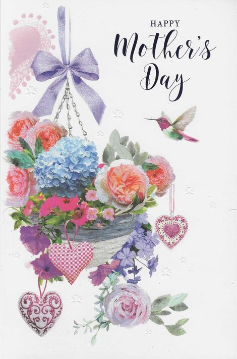 Mother's Day Card - Large Open Floral