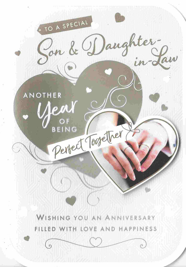 Anniversary Card - Son & Daughter-in-Law