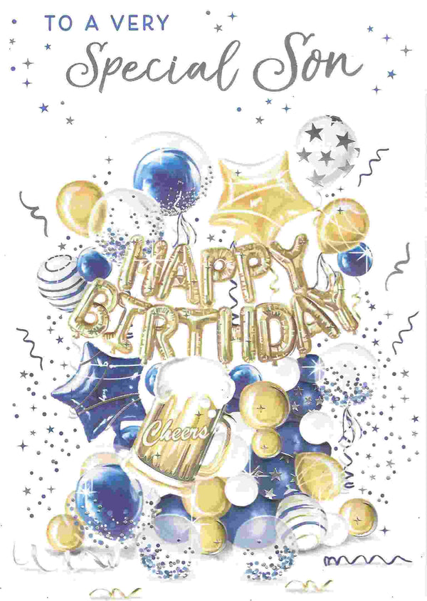 Birthday Card - Special Son Party