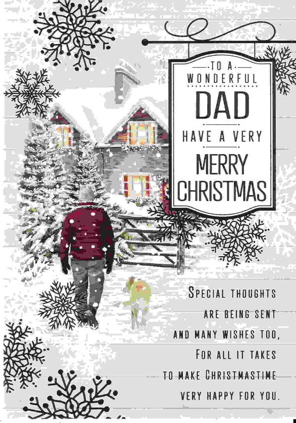 Christmas Card - To A Wonderful Dad