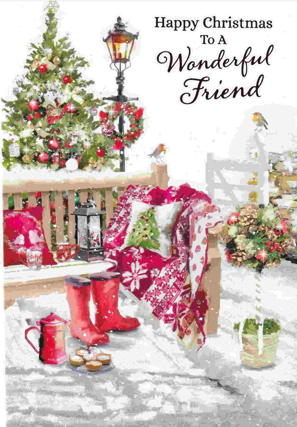 Christmas Card - To A Wonderful Friend