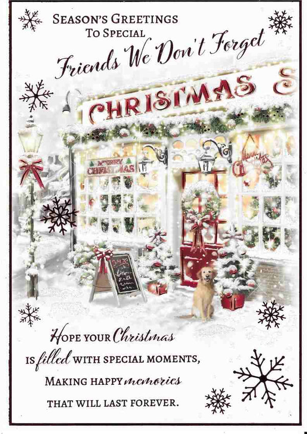 Christmas Card - Special Friends We Don't Forget