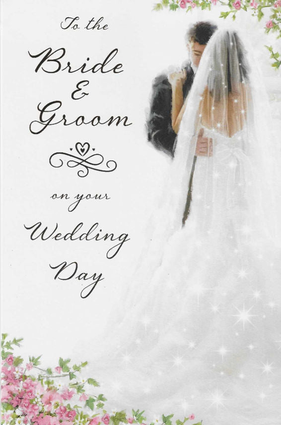 Wedding Day Card - Large To The Bride & Groom