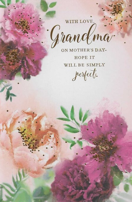 Mother's Day Card - With Love Grandma